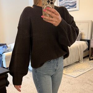 Cozy Brown Sweater for Women